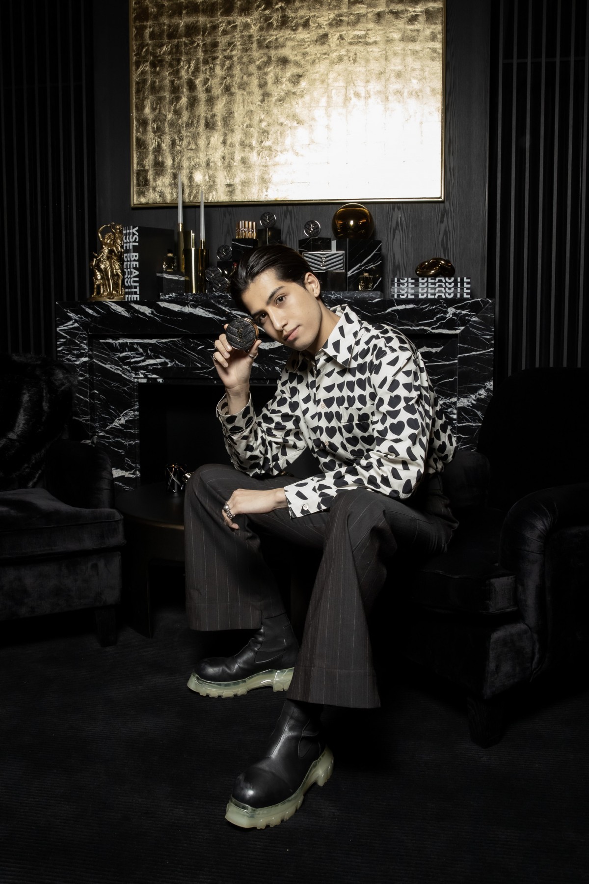 イヴ・サンローラン エンジニアブーツ 43 黒 ブーツ | Saint Laurent