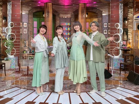 ４日放送『関ジャム 完全燃SHOW』に出演するNagie Lane（左から）mikako、ブリジットまゆ、れいちょる、バラッチ 