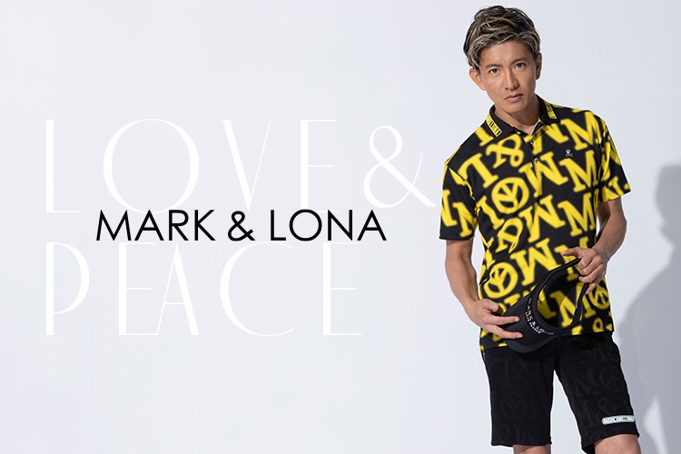 シニアファッション MARK & RONA LOVE & PEACE ロゴニット 48