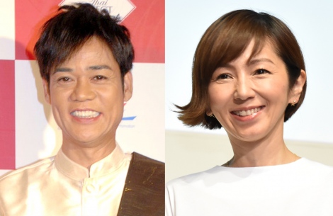 名倉潤 妻 渡辺満里奈と結婚16周年 ウェディングフォト 公開に 理想の夫婦 奥様キレイ の声 Oricon News