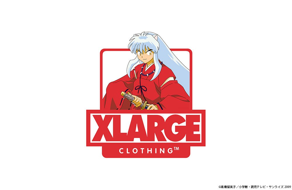 XLARGE』×『犬夜叉』コラボTシャツ発売 “ゴリラロゴ”のかわりに犬夜叉