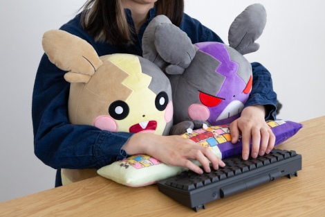 癒されて作業もはかどる ポケモンと一緒に仕事ができる 可愛すぎるpcクッション Oricon News