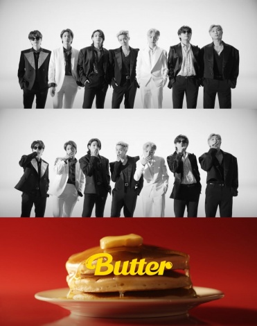 関連動画 Bts Butter Mvティーザー公開 強烈な白黒のグループショット Oricon News