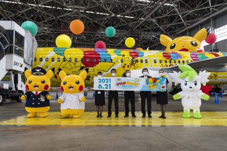画像 写真 ポケモン スカイマークと提携 ピカチュウジェット 21日就航 コロナ禍の観光 航空事業へ貢献 130枚目 Oricon News