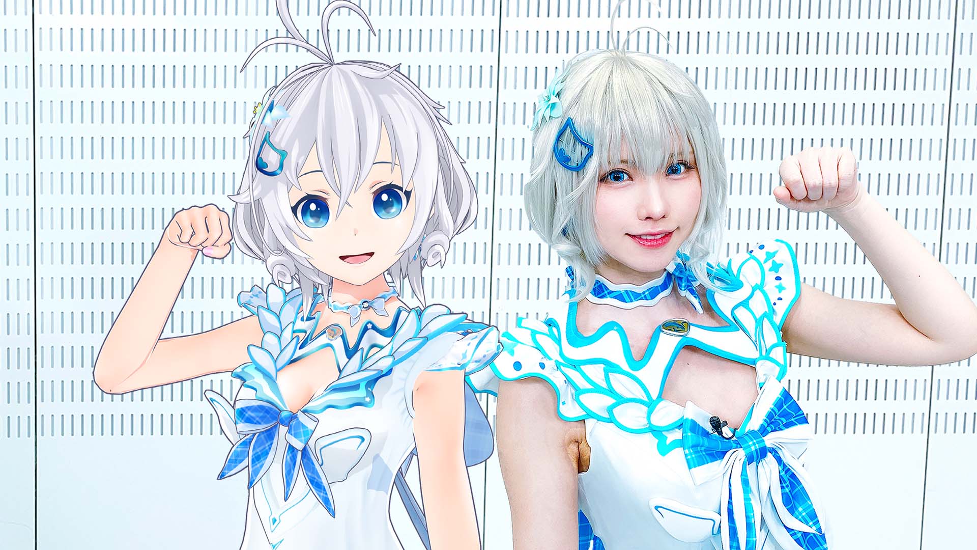 えなこ Vtuber電脳少女シロと 異次元 コラボ コスプレ衣装でダンス披露 スゴく映像映え Oricon News