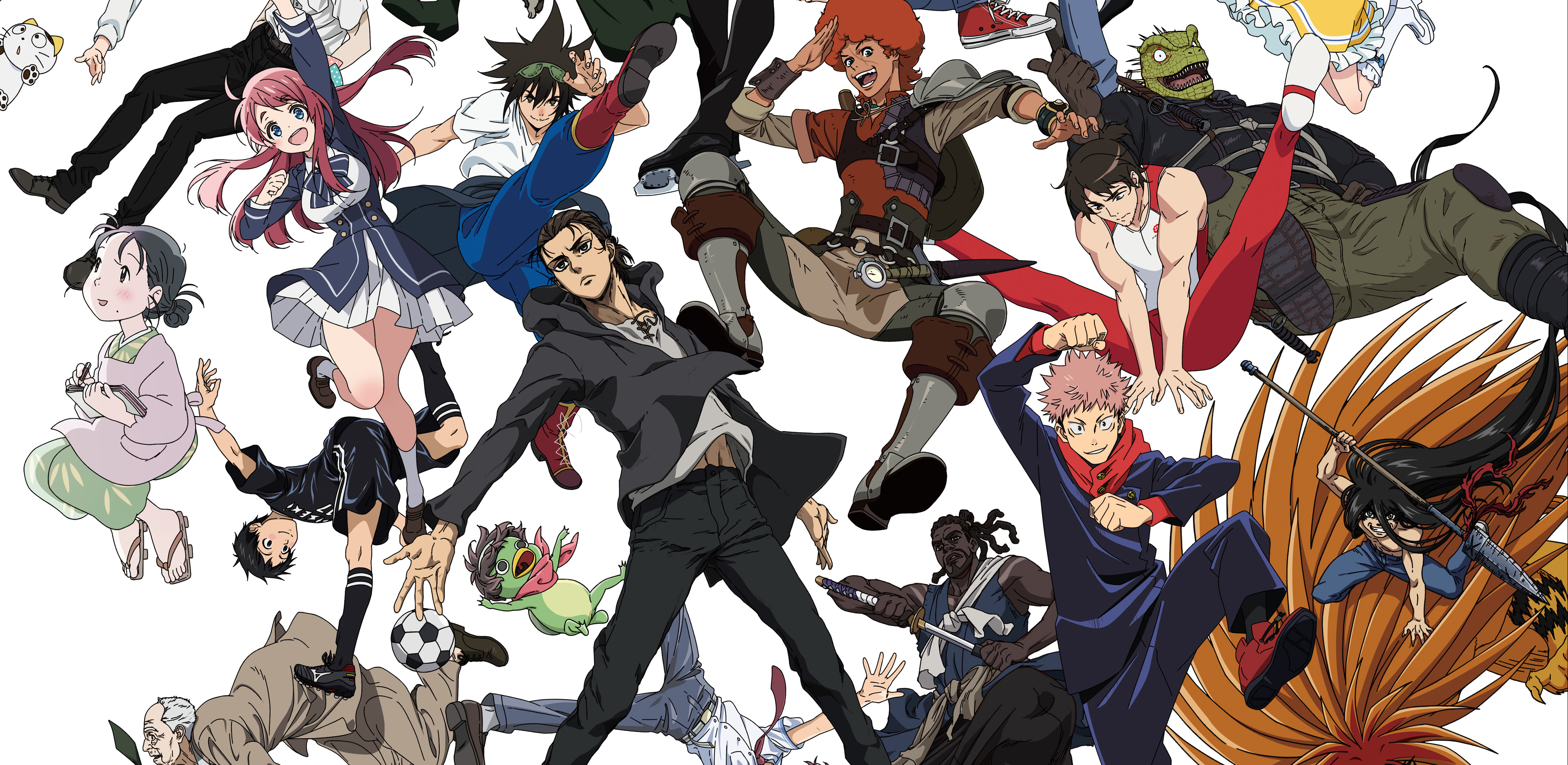 呪術廻戦＆鬼滅の刃＆ナルト＆進撃の巨人等アニメキャラクターまとめ売り670点以上 呪術廻戦」が「鬼滅の刃」超え“年末年始dTV作品視聴ランキング