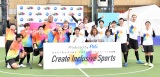 P&GwCreate Inclusive Sportsx`ʂNAg̓IȂǂɂƂȂgVTbJ[hnǍCxg`̖͗l (C)ORICON NewS inc. 
