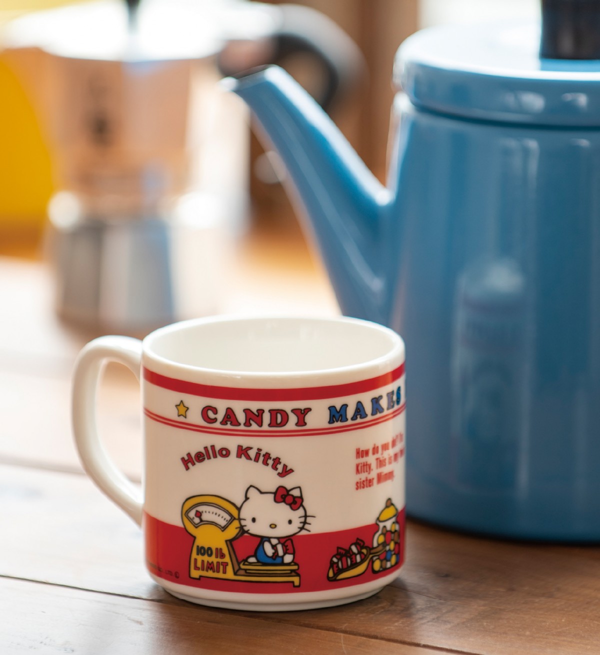 希少レア　ハローキティ　デコレーションティーポット　マグカップ　2003 レトロ 希少レア ハローキティ デコレーションティーポット マグカップ