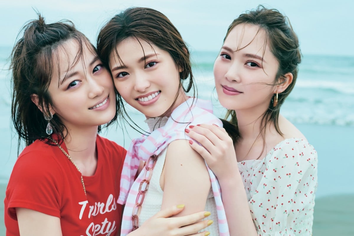 松村沙友理 2019年9月 撮影写真 松村沙友理×山下美月×加藤史帆“CanCam坂道三姉妹”が見納め ラスト撮影