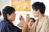 『ボクの殺意が恋をした』第3話に出演する(左から)中川大志、鈴木伸之 (C)読売テレビ 