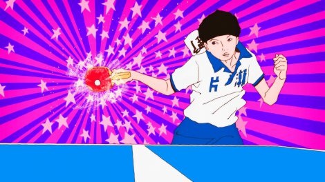 東京五輪 アニメ ピンポン 公式 4年ぶりに更新 金メダル獲得の水谷 伊藤ペアを祝福 Oricon News