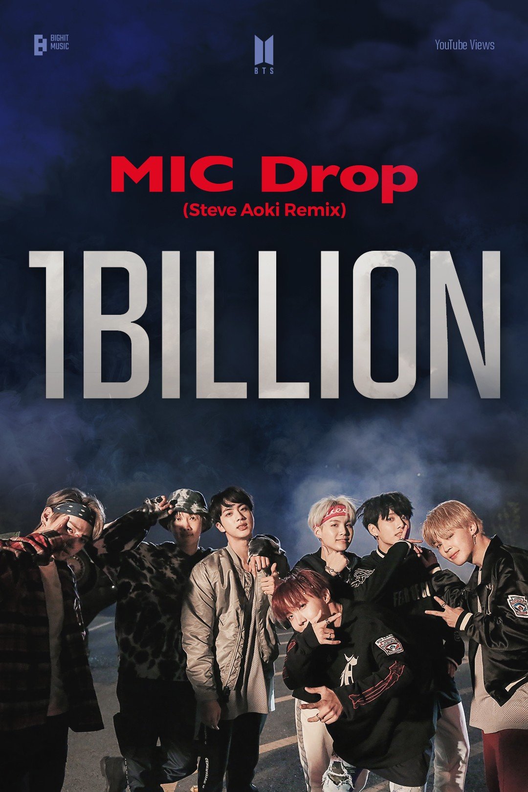 BTS「MIC Drop」リミックスMV、10億再生突破 世界的DJスティーブ