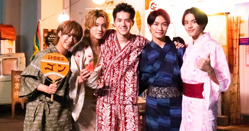 美 少年“ハイスクールヒーローズ”5人の浴衣ショット公開 | オリコン