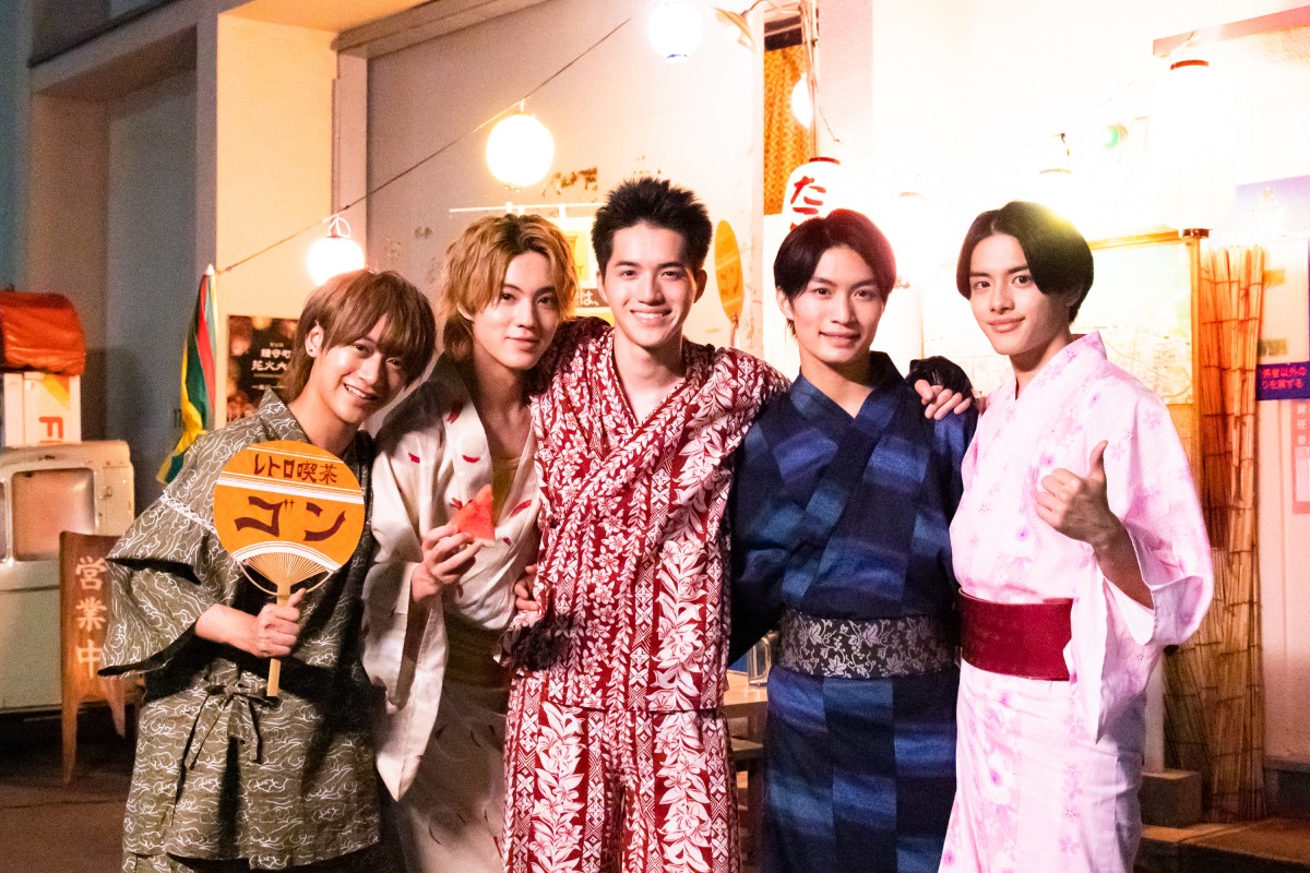 美 少年“ハイスクールヒーローズ”5人の浴衣ショット公開 | オリコン