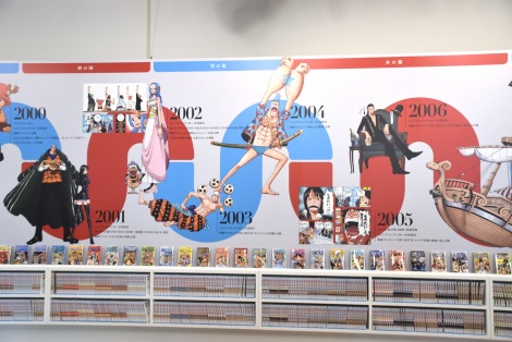 画像 写真 Onepiece 100巻記念で展示会 尾田栄一郎氏描き下ろしの巨大作品 立ち読み図書館を展開 8枚目 Oricon News