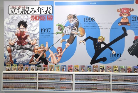 画像 写真 Onepiece 100巻記念で展示会 尾田栄一郎氏描き下ろしの巨大作品 立ち読み図書館を展開 9枚目 Oricon News