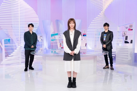 15日放送の『ゲームゲノム』に出演する（左から）星野源、本田翼、小島秀夫監督（C）NHK 