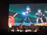 「全力少年」(『2分の1の魔法』)を歌唱した(左から)城田優、尾上松也、山崎育三郎=「新ディズニープラス セレブレーションナイト」 (C)ORICON NewS inc. 