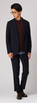 �㉺������1���~�����A�����X�g���b�`���̃Z�b�g�A�b�v�X�[�c�w�[���v���b�V���[�X�[�c�x���� 