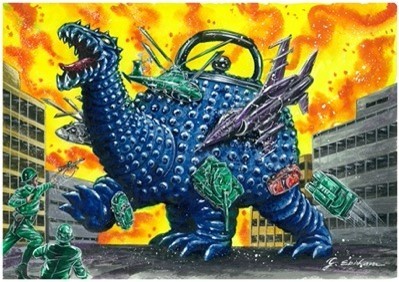 ご当地怪獣　カード 画像・写真 | 『ご当地怪獣展』が開催 愛知の怪獣・シャチホコングを初