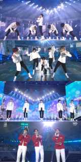 TOMORROW X TOGETHER�A�f�r���[�㏉�̌|�\��� �w2021 KBS�|�\��܁x�Łu�f�W�^���R���e���c�܁v 