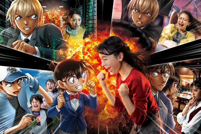 USJ 名探偵コナン 怪盗キッド 缶バッジ コレクション×4個 怪盗 アニメ USJ 名探偵コナン 怪盗キッド 缶バッジ
