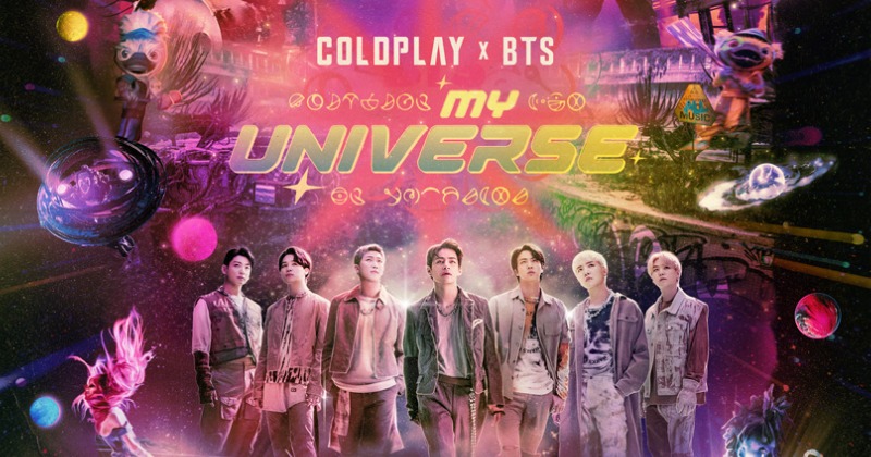 コールドプレイ×BTS、銀河が舞台の「My Universe」MV解禁