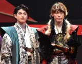 舞台『GARNET OPERA』取材会に出席した（左から）砂川脩弥、越岡裕貴 （C）ORICON NewS inc. 