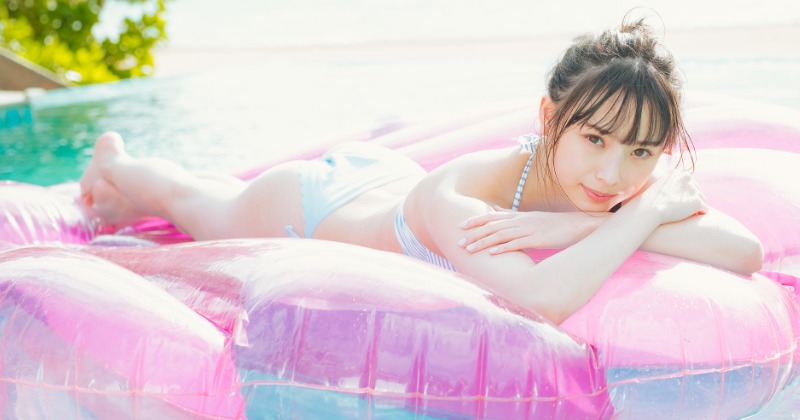 NMB48梅山恋和、写真集から新水着カット公開 オンライイベント