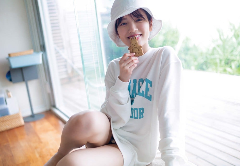 日向坂46河田陽菜、お風呂上がりの“美背中”ショット公開