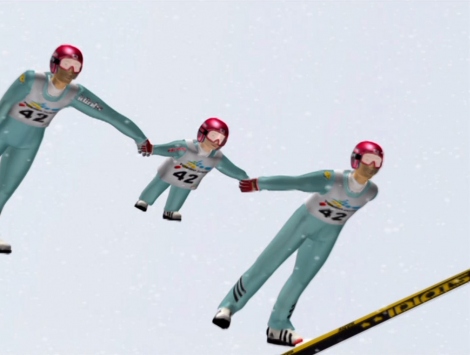 画像 写真 架空のウインタースポーツ スキージャンプ ペア 再び脚光 Snsで話題に ツイッター Tiktokの公式sns開設 3枚目 Oricon News