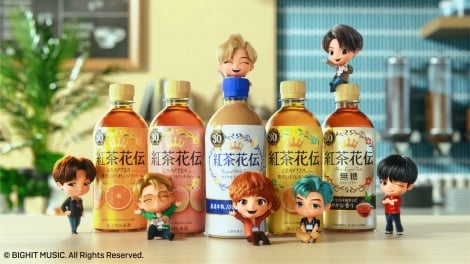 画像・写真 | BTS「TinyTAN」、紅茶花伝とコラボ プレゼントキャンペーンやコラボCM 2枚目 | ORICON NEWS