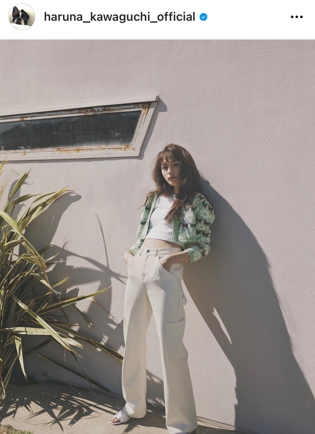 川口春奈、へそチラ肌見せコーデ披露「細!!」「かわいさが溢れてます