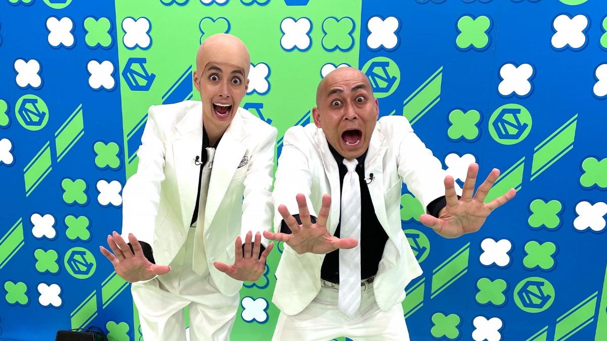 坊主 森泉、『くりぃむナンタラ』に坊主頭ヅラ＆白スーツで登場 上田「泉