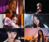 LE SSERAFIMデビュー曲「FEARLESS」ティザー公開(上段左から)カズハ、サクラ(中段左から)ホ・ユンジン、ホン・ウンチェ(下段左から)キム・チェウォン、キム・ガラム 