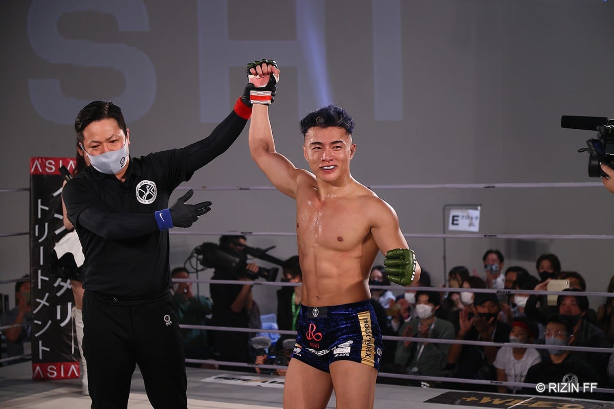 画像・写真 | 【RIZIN】“ド派手ファイター”YUSHI、KO勝ちに満面の笑み「努力したら必ず報われる」 1枚目 | ORICON NEWS