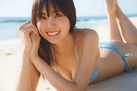 画像・写真 | 乃木坂46賀喜遥香、紺の水着でキュートな笑顔 写真集の封入特典1種が先行公開 31枚目 | ORICON NEWS