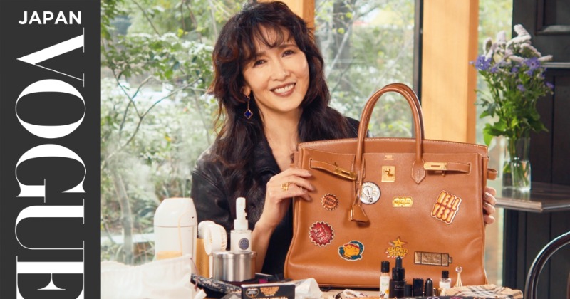 工藤静香、私用バッグの中身を披露 干し芋や抹茶セットまで“こだわり