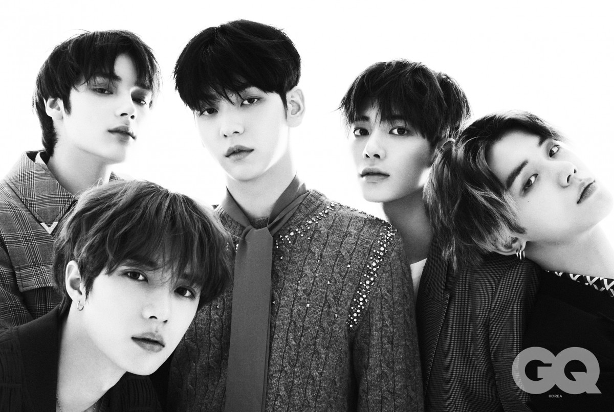 TXT、白黒グラビアで『GQ KOREA』に登場 デビュー3周年の思い