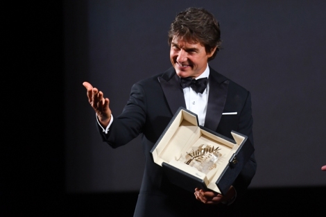 「第75回カンヌ国際映画祭」で名誉パルム・ドールを受賞したトム・クルーズ 