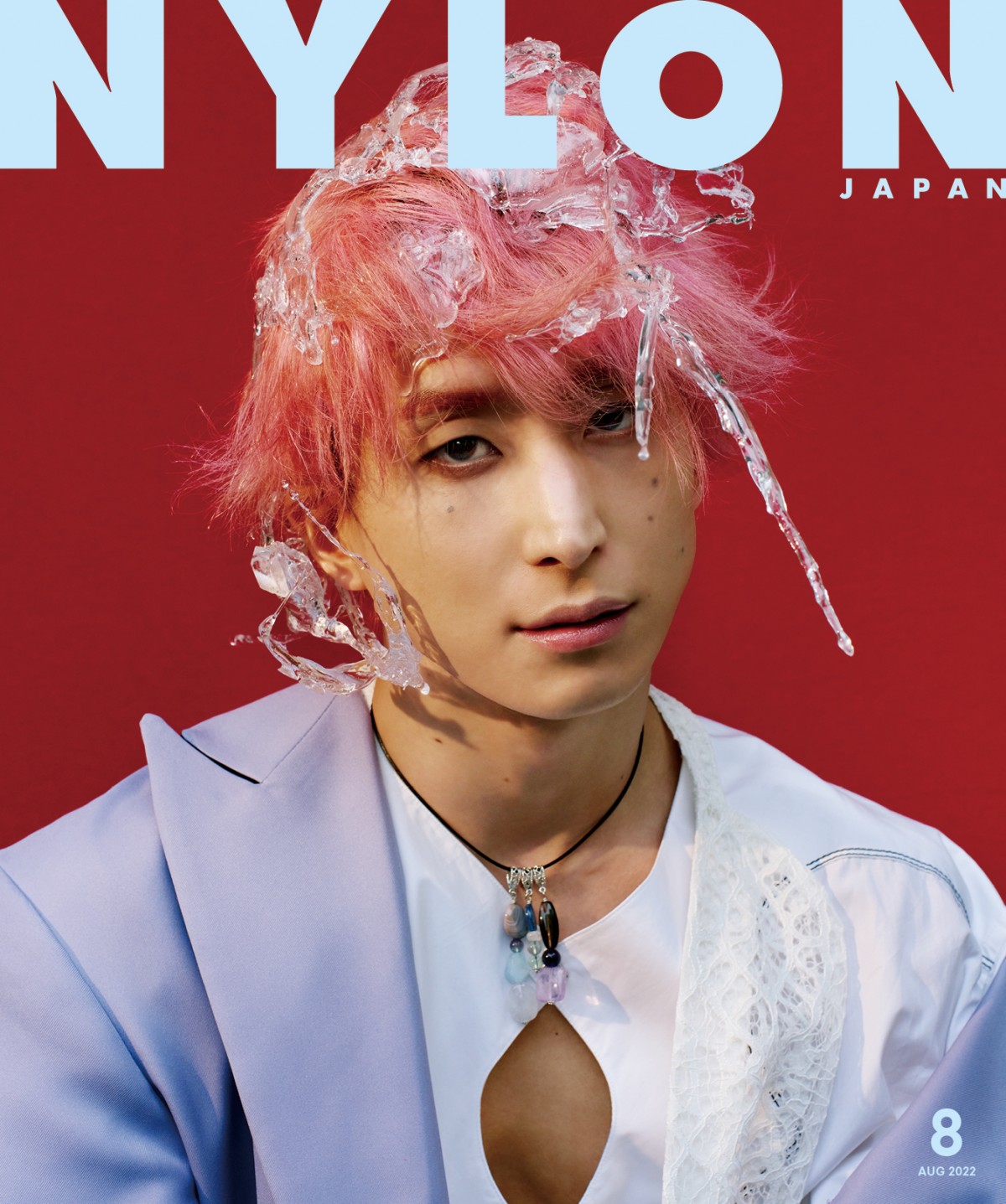 Snow Man佐久間大介『NYLON JAPAN』単独初表紙 ヒヤッとクールな“氷の