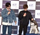 映画『バスカヴィル家の犬』の公開直前イベントに登場した(左から)ディーン・フジオカ、岩田剛典 (C)ORICON NewS inc. 