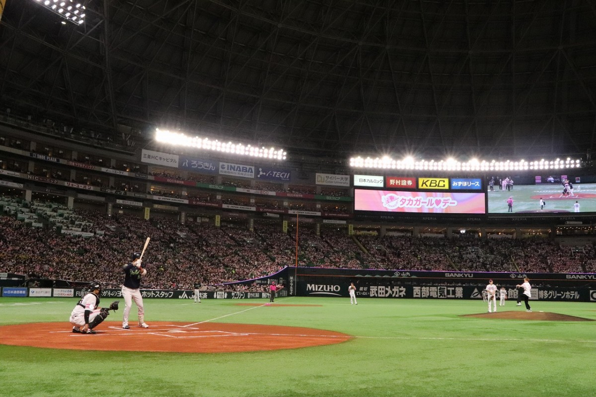 6月13日(木) 心許ない 野球 福岡ドーム ソフトバンクvsヤクルト 2枚