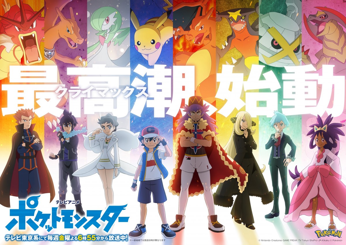 Pokemon アニメ『ポケモン』世界最強を決める大会の対戦カード発表 ダンデVSアラン ワタルVSカルネ シロナVSアイリス サトシVSダイゴ【動画公開】 |  ORICON NEWS