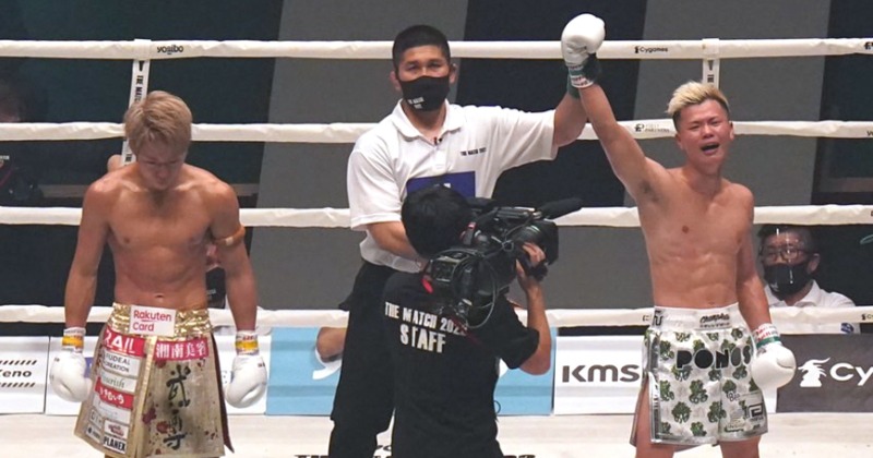 THE MATCH】那須川天心“運命の一戦”で武尊に勝利！ 1ラウンドで