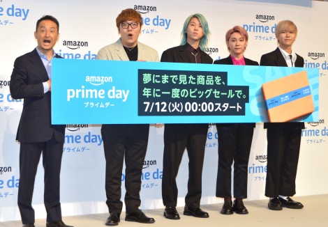 Amazon�w�v���C���f�[�x�L�Ҕ��\��ɓo�ꂵ���i������j��؍_�i���AHIKAKIN�A���V���ˁA��X���M�A����l �iC�jORICON NewS inc. 