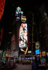 米ニューヨークのタイムズスクエアにXGを起用したSpotifyの巨大デジタルサイネージ広告(縦60メートル)が登場 