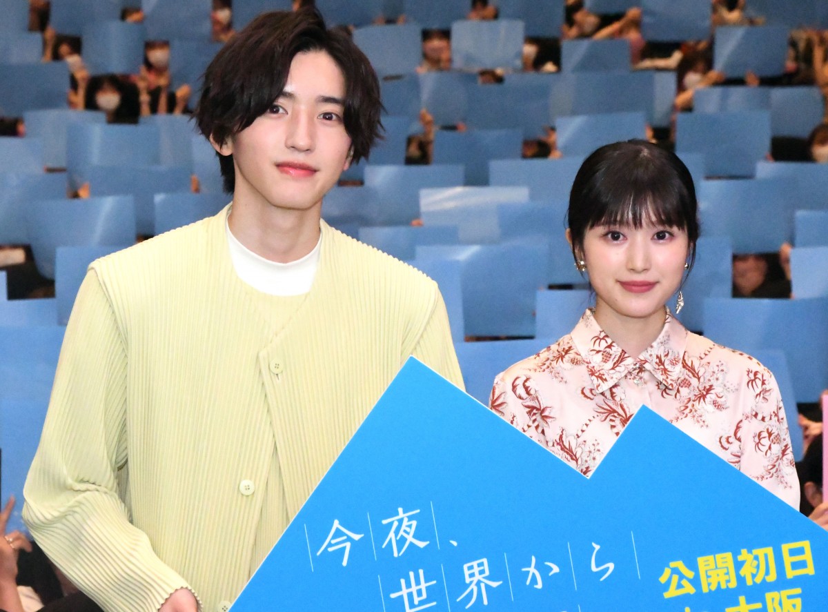 なにわ男子・道枝駿佑“地元・大阪で映画舞台あいさつ”の夢かなう