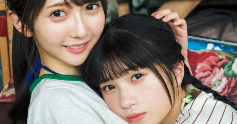 ≠ME菅波美玲＆谷崎早耶、グラビア初共演 『週プレ』で密着ショット