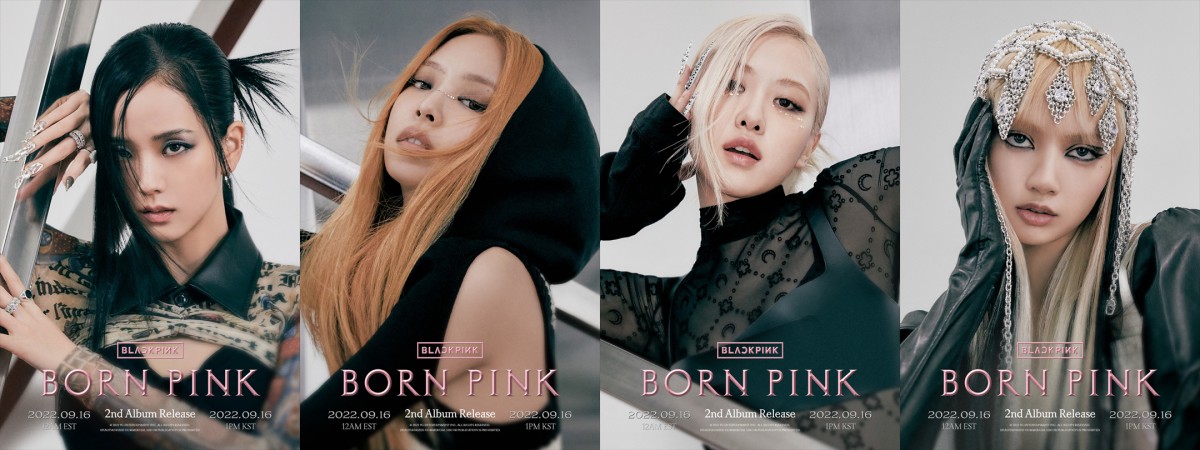 BLACKPINK、魅惑的オーラ漂うアルバムビジュアル初公開 『BORN PINK